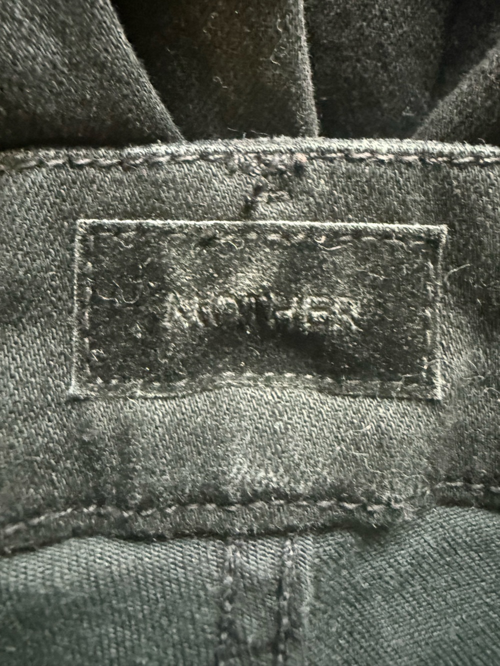 MOTHER Denim The Looker Skinny Jeans Black Not Guilty Premium Stretch Size 27 - Picture 8 of 12
